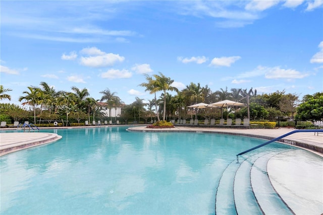 view of swimming pool