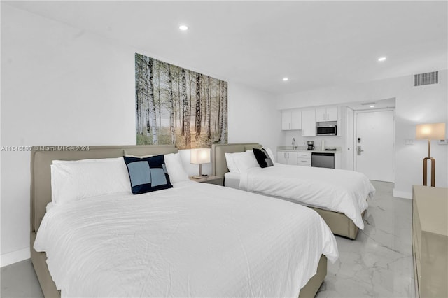 bedroom with sink