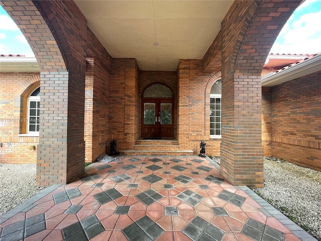 31002 SW 212th Ave, Homestead, FL 33030 - property entrance featuring french doors and brick siding