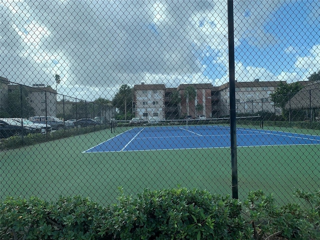 view of sport court