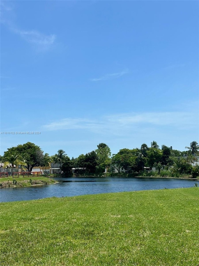 view of water feature