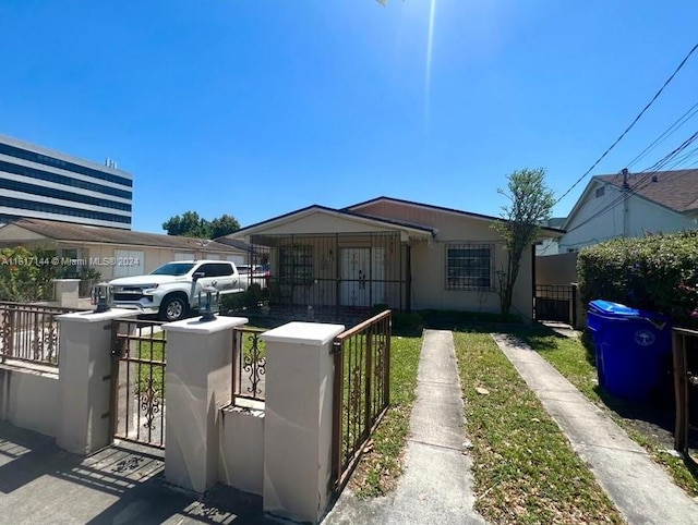 view of front of home