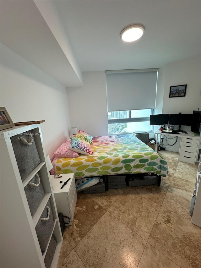 view of tiled bedroom