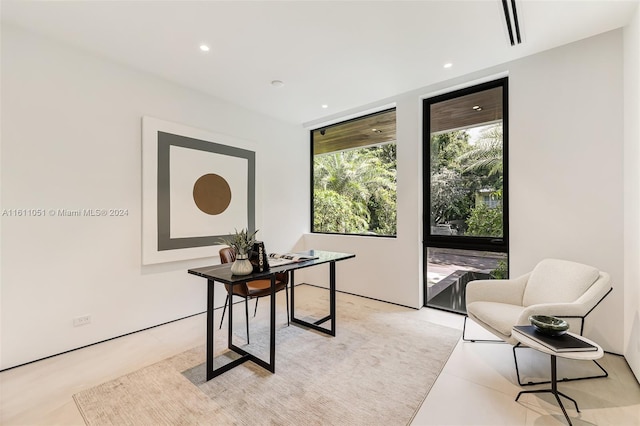2832 Coconut Ave Unit 2832, Miami, FL 33133 - home office with recessed lighting