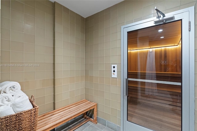 view of sauna / steam room