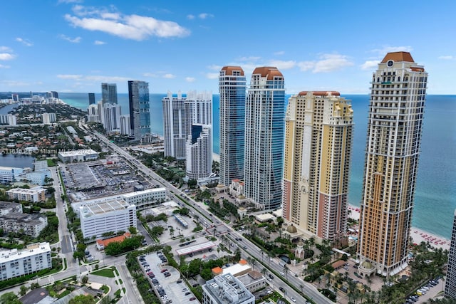 view of city featuring a water view