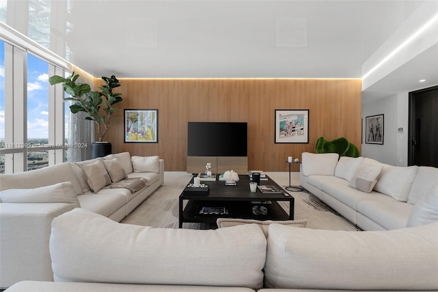 851 NE 1st Ave Ph 5312, Miami, FL 33132 - living area with floor to ceiling windows