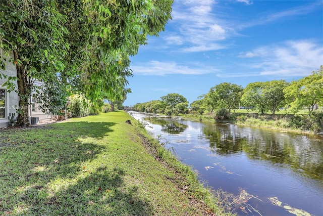 property view of water