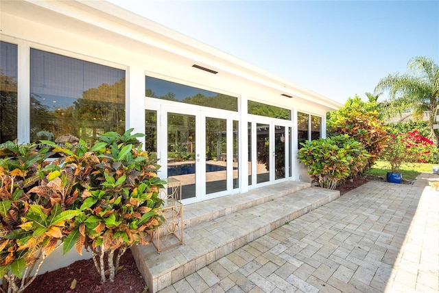 view of patio / terrace with french doors