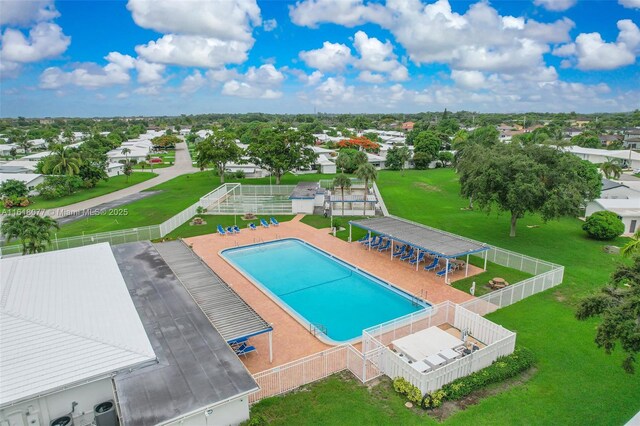 view of pool