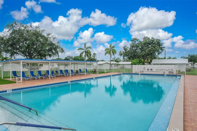 view of pool