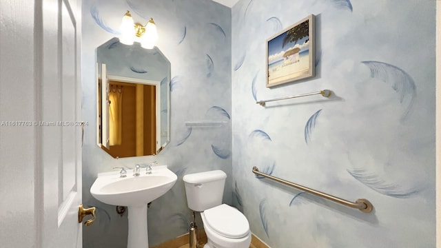 bathroom with toilet