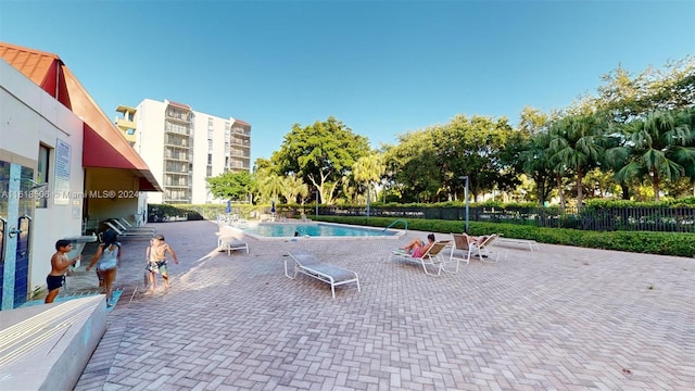 exterior space with a patio