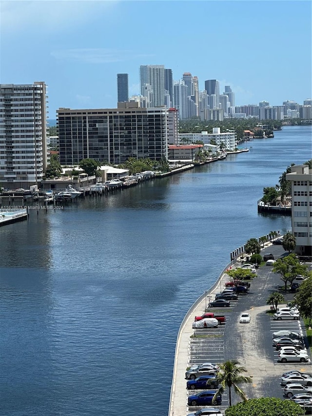 property view of water