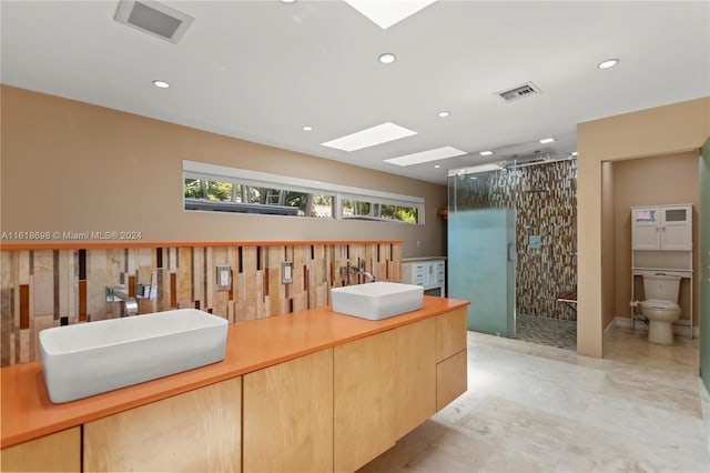 1154 Jefferson St, Hollywood, FL 33019 - reception area with a sink, visible vents, and a skylight