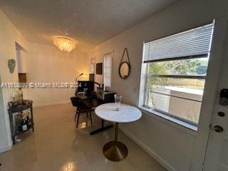 view of dining area