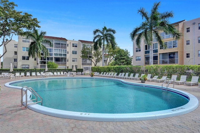 view of pool