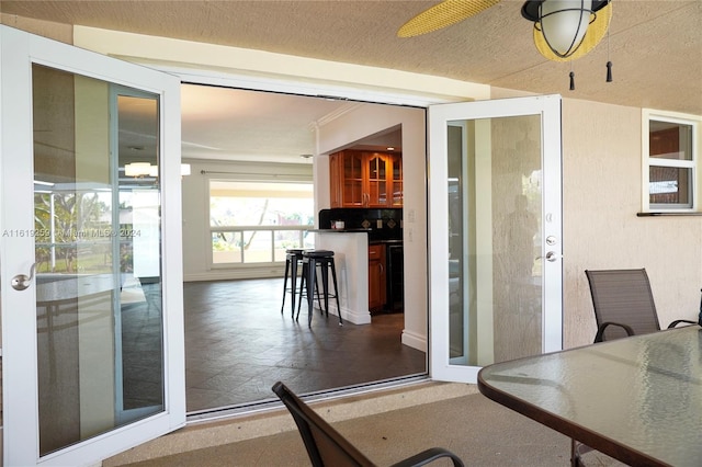 view of dining room