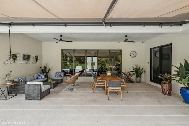 view of patio / terrace with outdoor lounge area