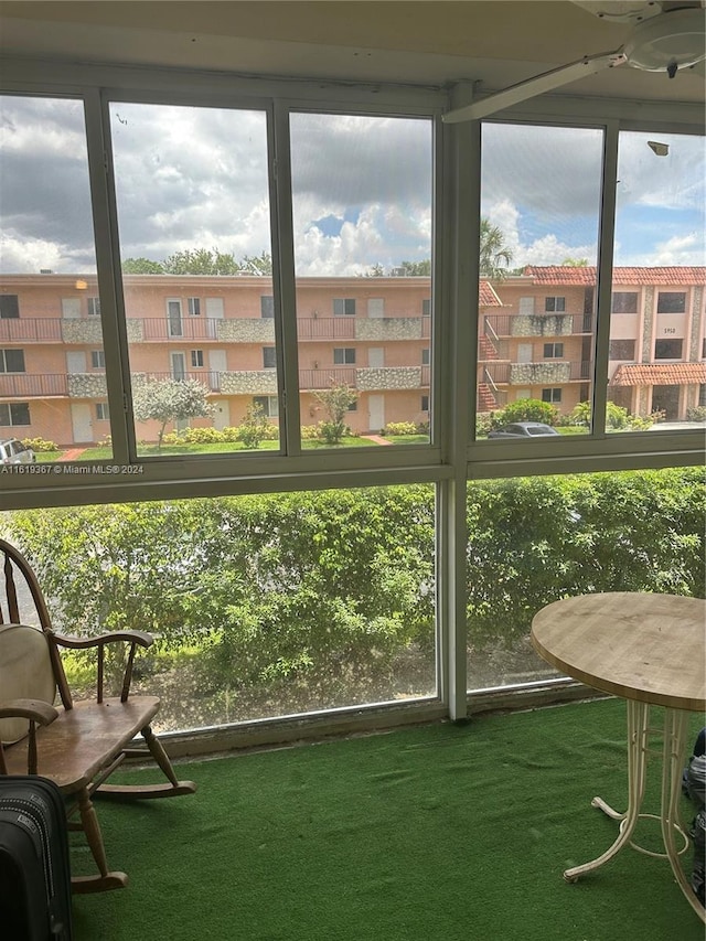 5945 Del Lago Cir Unit 201, Sunrise, FL 33313 - sunroom / solarium featuring plenty of natural light