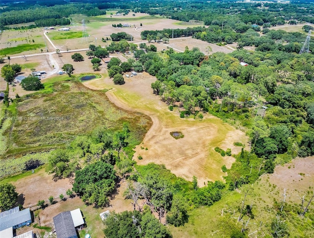 drone / aerial view featuring a rural view