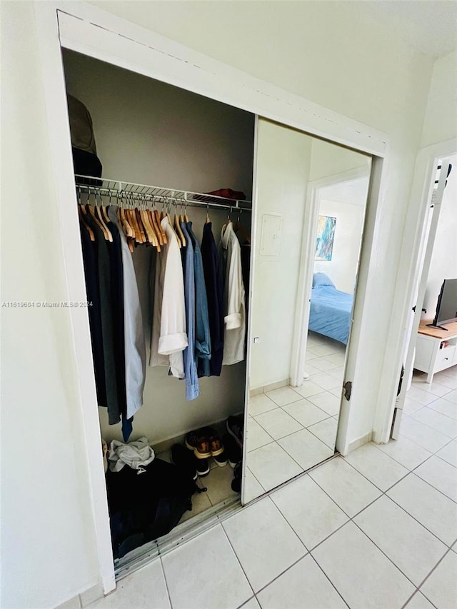 view of closet