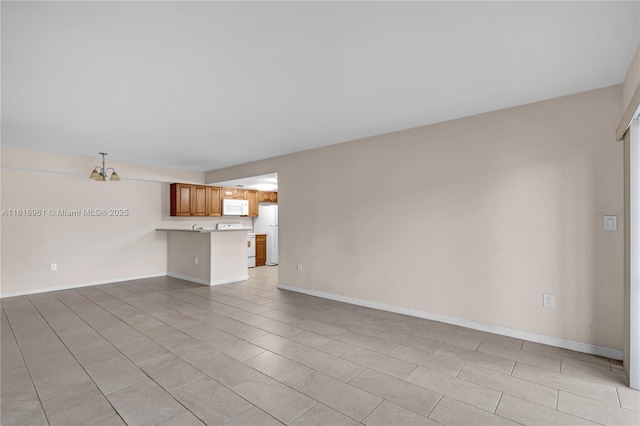 view of unfurnished living room