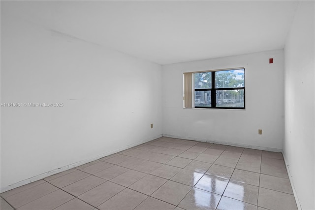 view of tiled empty room