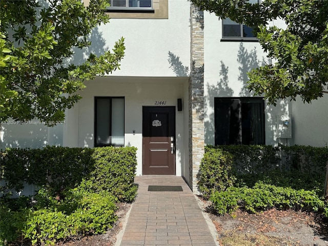 view of entrance to property