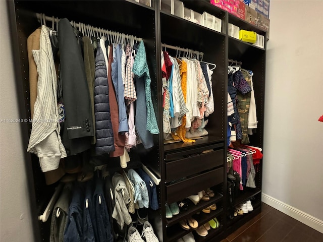 view of closet