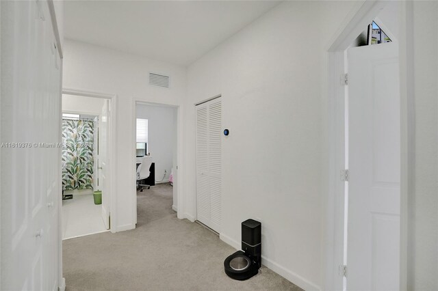 carpeted bedroom featuring a tray ceiling