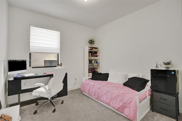 bedroom featuring carpet flooring