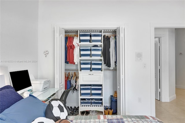 view of closet