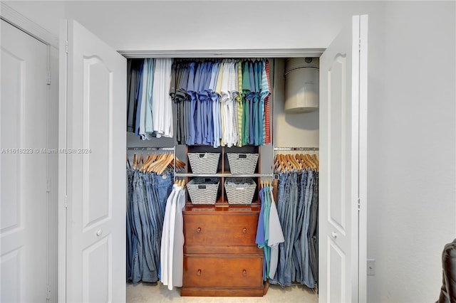 view of closet