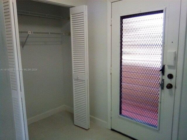 view of closet