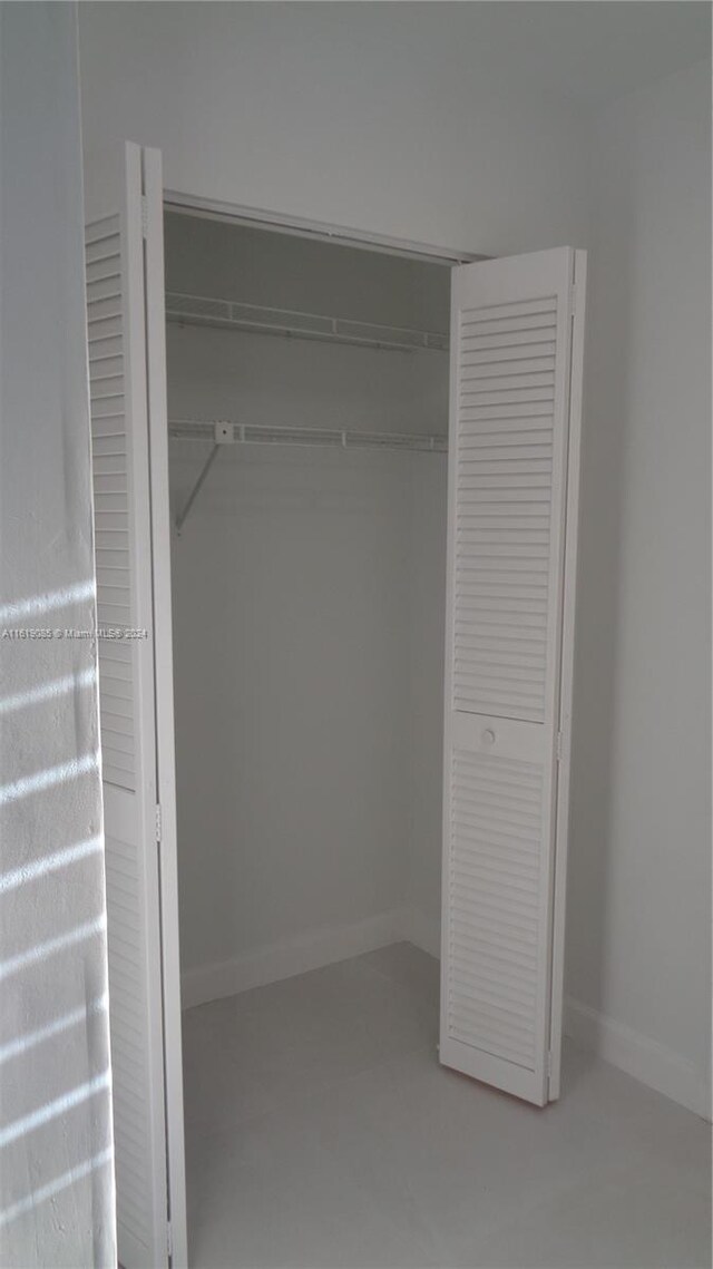 view of closet