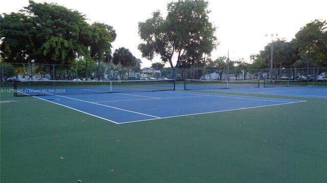 view of sport court