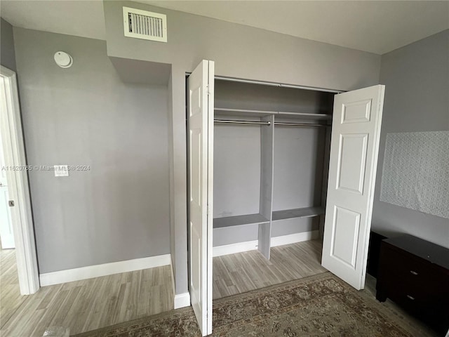 view of closet