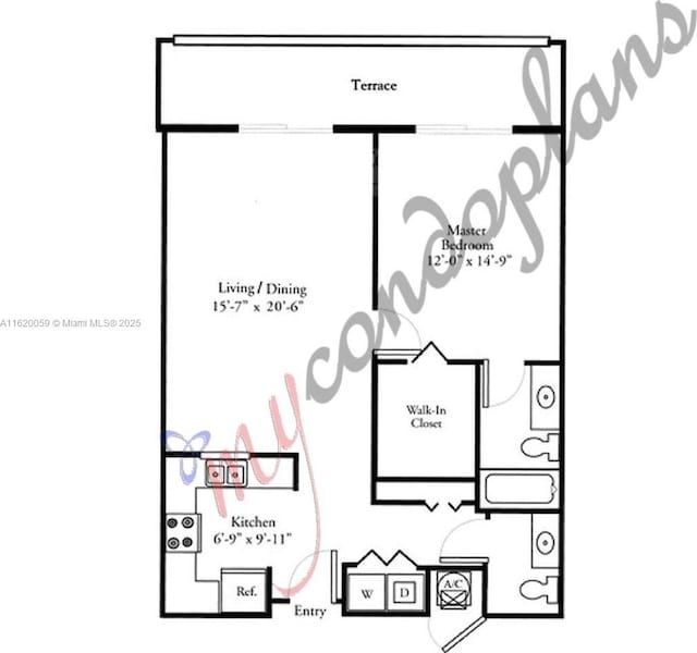 1250 S Miami Ave Unit 812, Miami, FL 33130 - view of layout