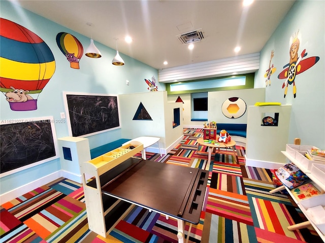 4278 NW 82nd Ave Unit 4278, Doral, FL 33166 - rec room featuring recessed lighting and carpet floors
