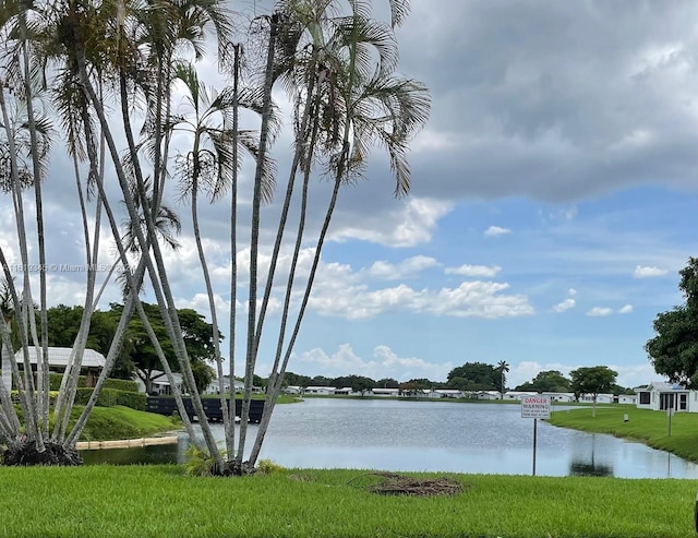 view of water feature