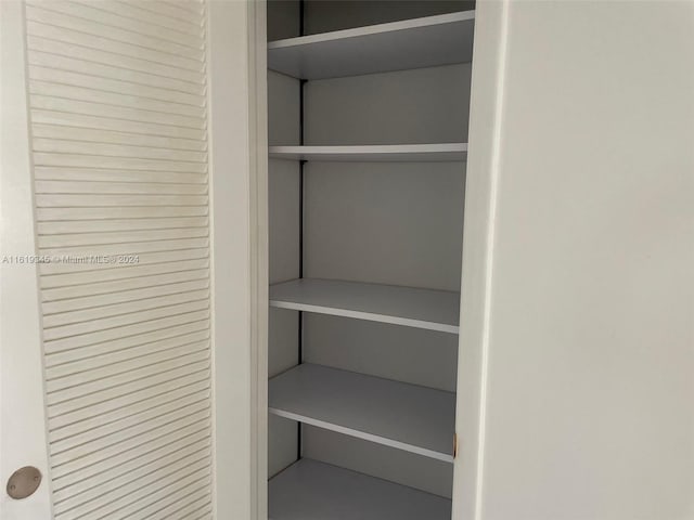 view of closet