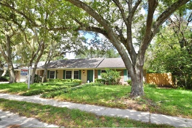 view of ranch-style house