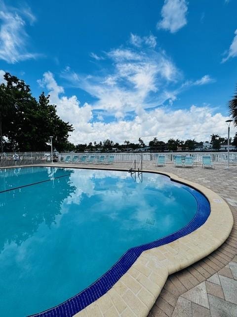 view of pool