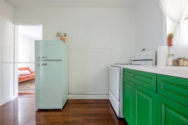 interior space featuring hardwood / wood-style floors
