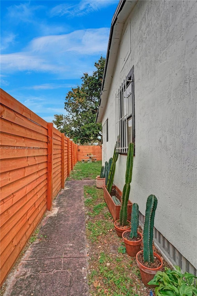 view of side of home