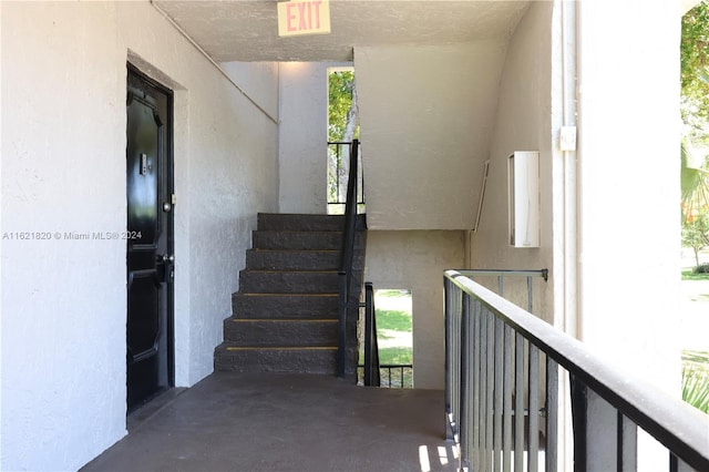 view of staircase