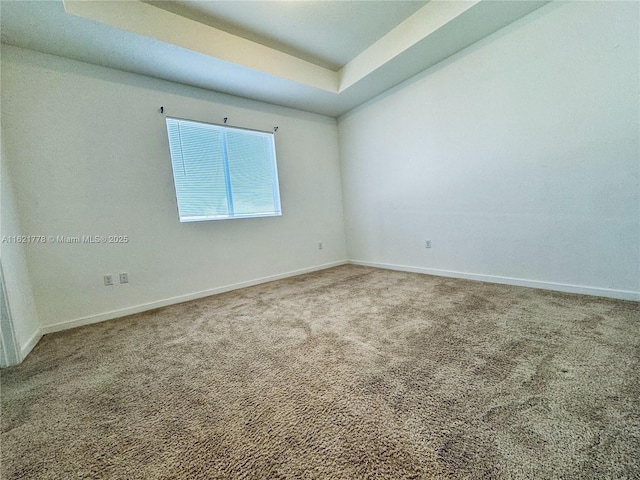 1727 SE 8th Pl Unit 1727, Homestead, FL 33034 - unfurnished room featuring carpet and a tray ceiling