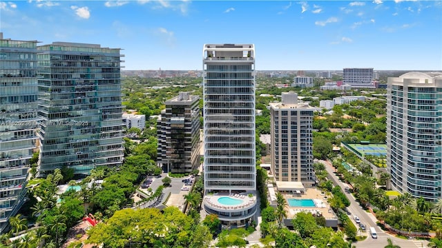 2678 Tigertail Ave Unit 515, Miami, FL 33133 - aerial view featuring a city view