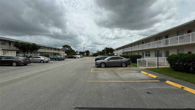 view of vehicle parking